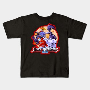 80s Cartoon SilverHawks Kids T-Shirt